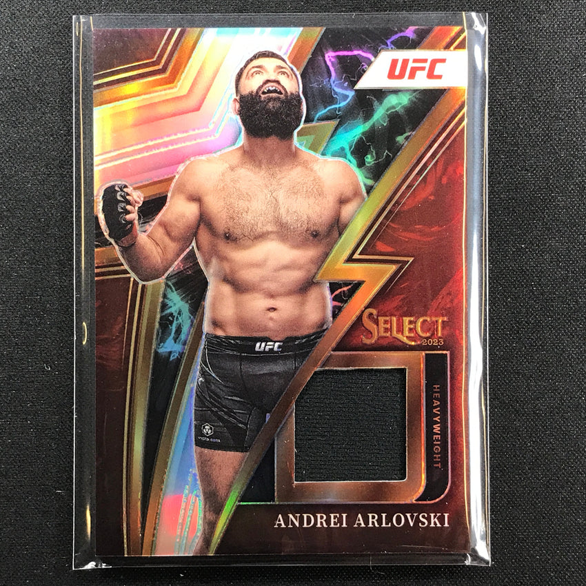 2023 Select UFC ANDREI ARLOVSKI Sparks Memorabilia Relic Silver Prizm #AAL