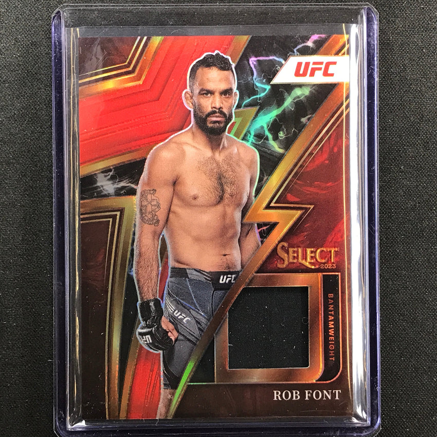 2023 Select Ufc Rob Font Sparks Memorabilia Relic Red 54/99