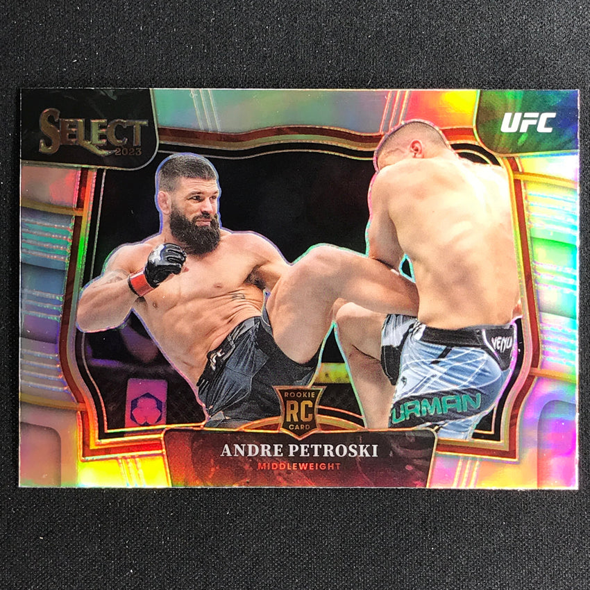 2023 Select UFC ANDRE PETROSKI Octagonside Rookie Silver Prizm #224