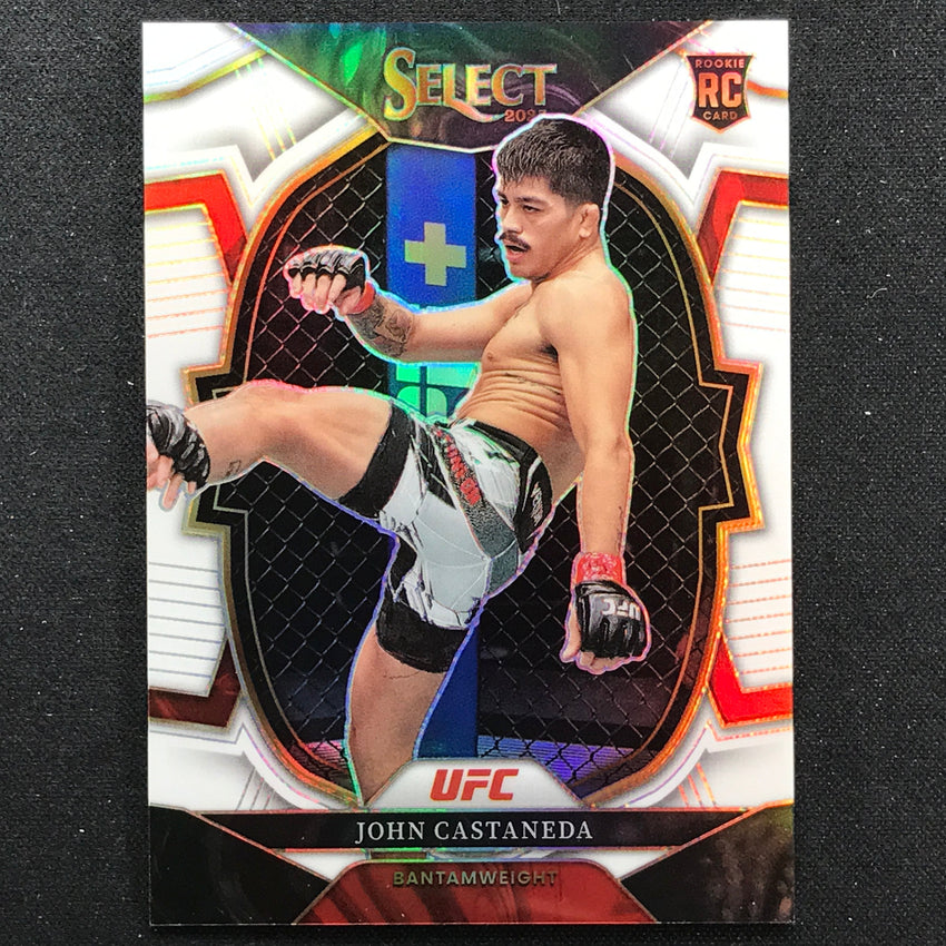 2023 Select UFC JOHN CASTANEDA Concourse Rookie White /125 #86