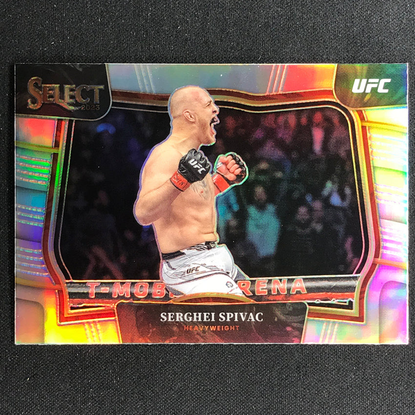 2023 Select UFC SERGHEI SPIVAC Octagonside Silver Prizm #237