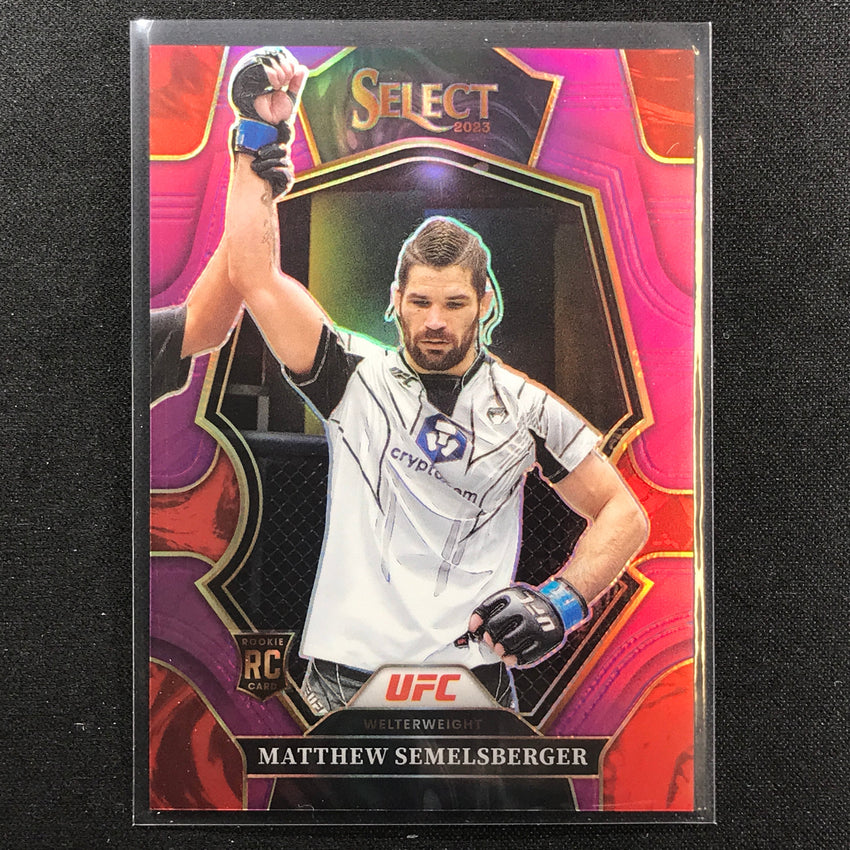 2023 Select UFC MATTHEW SEMELSBERGER Premier Level Rookie Purple /99 #127