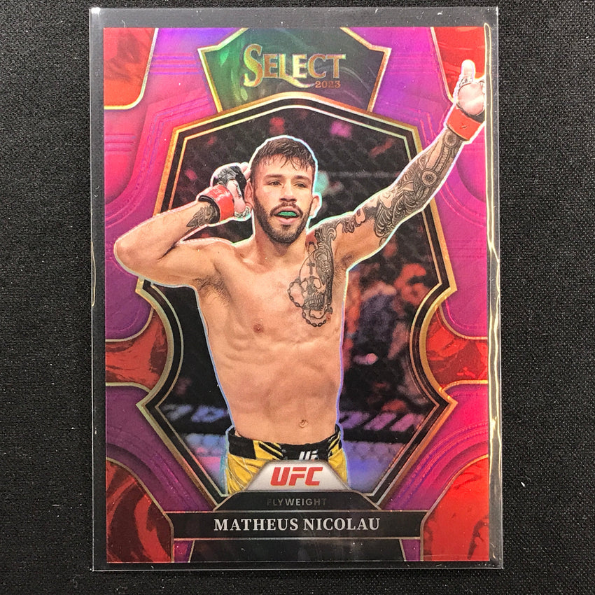2023 Select UFC MATHEUS NICOLAU Premier Level Purple /99 #196