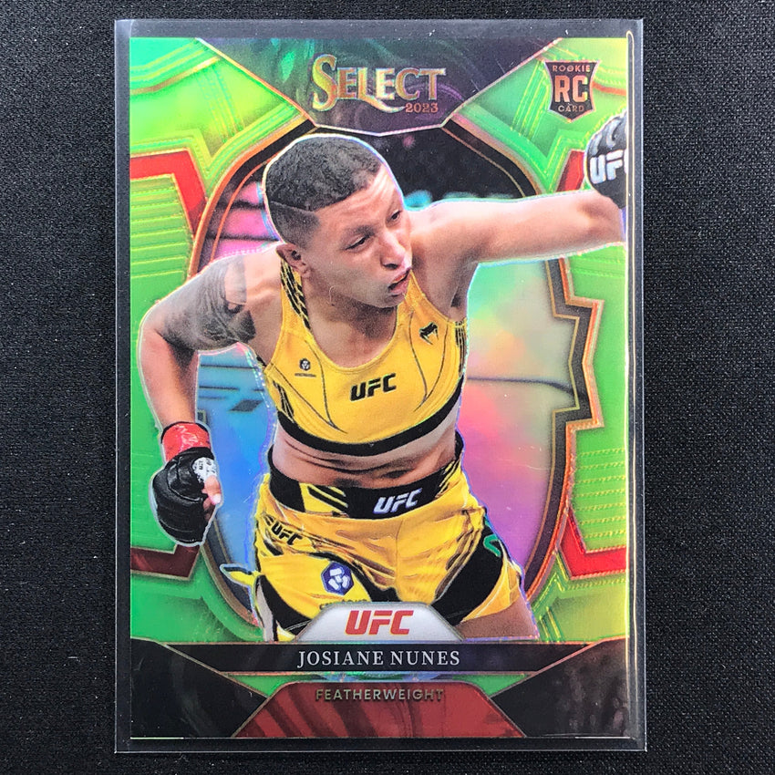 2023 Select UFC JOSIANE NUNES Concourse Rookie Neon Green 31/75 #17