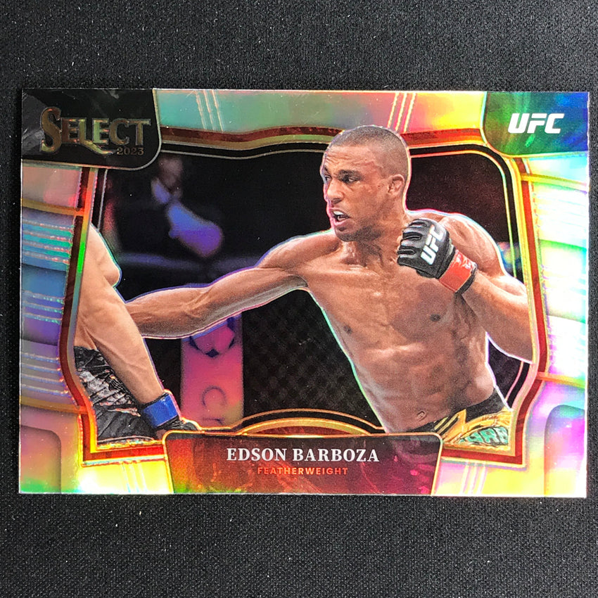 2023 Select UFC EDSON BARBOZA Octagonside Silver Prizm #258