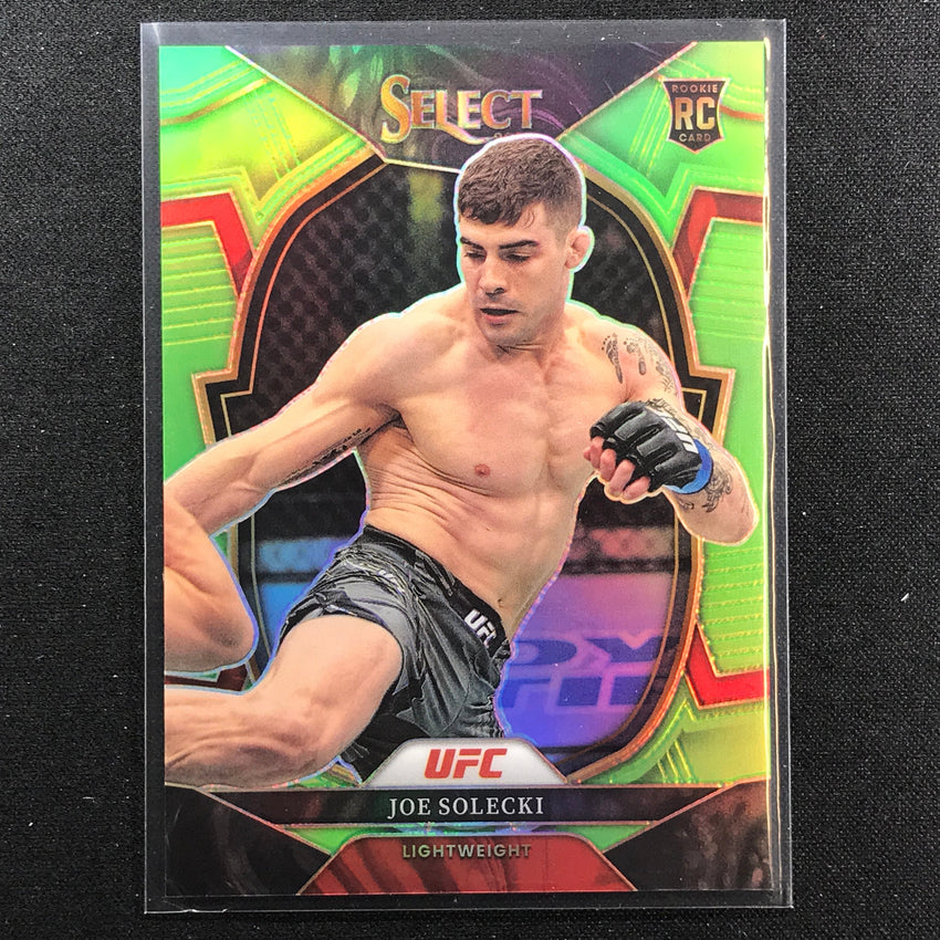 2023 Select UFC JOE SOLECKI Concourse Rookie Neon Green 29/75 #76
