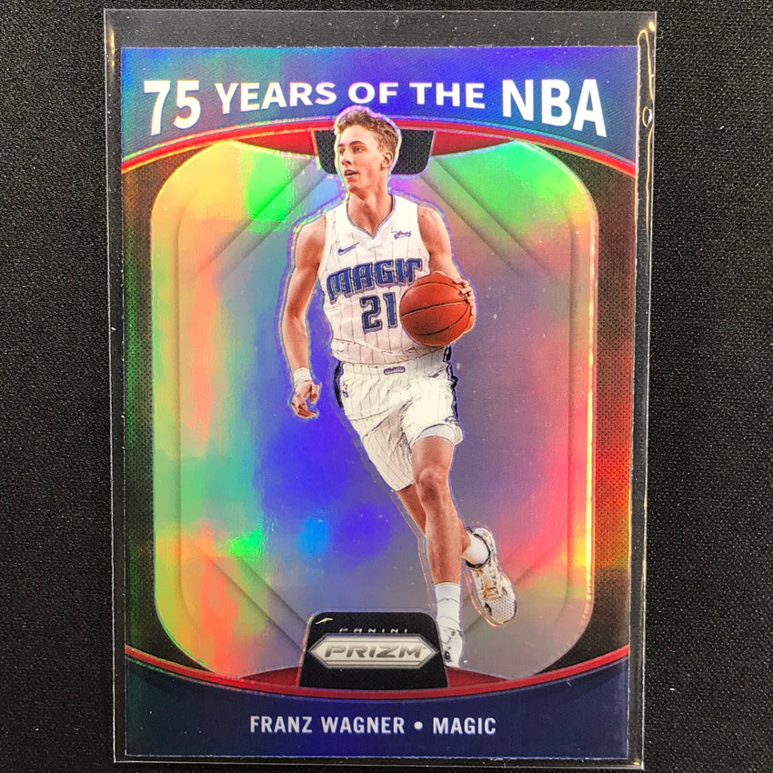 2021-22 Donruss Optic FRANZ WAGNER 75 Years of the NBA Prizm Rookie #23