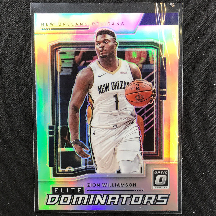 2021-22 Donruss Optic ZION WILLIAMSON Elite Dominators Holo Silver #1
