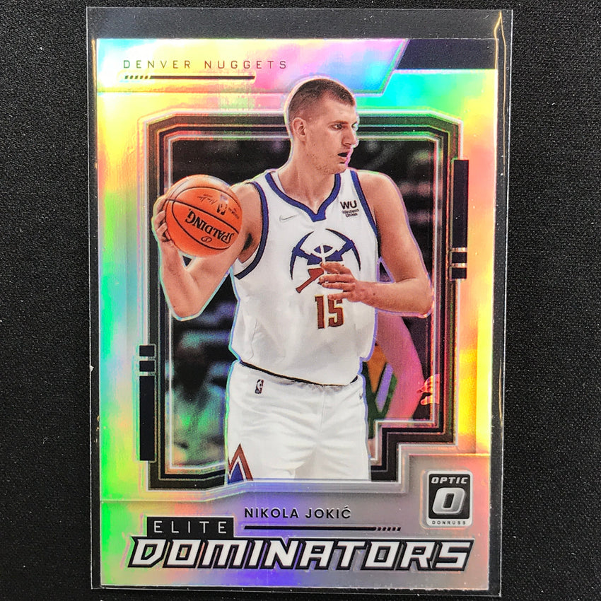 2021-22 Donruss Optic NIKOLA JOKIC Elite Dominators Holo Silver #15