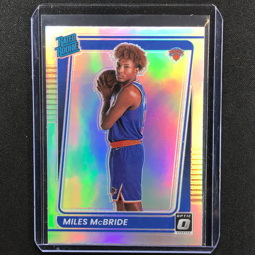 2021-22 Donruss Optic MILES MCBRIDE Rated Rookie Holo Silver #174