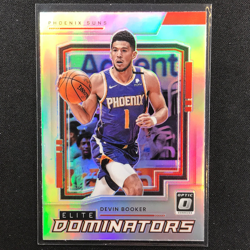 2021-22 Donruss Optic DEVIN BOOKER Elite Dominators Holo Silver #18