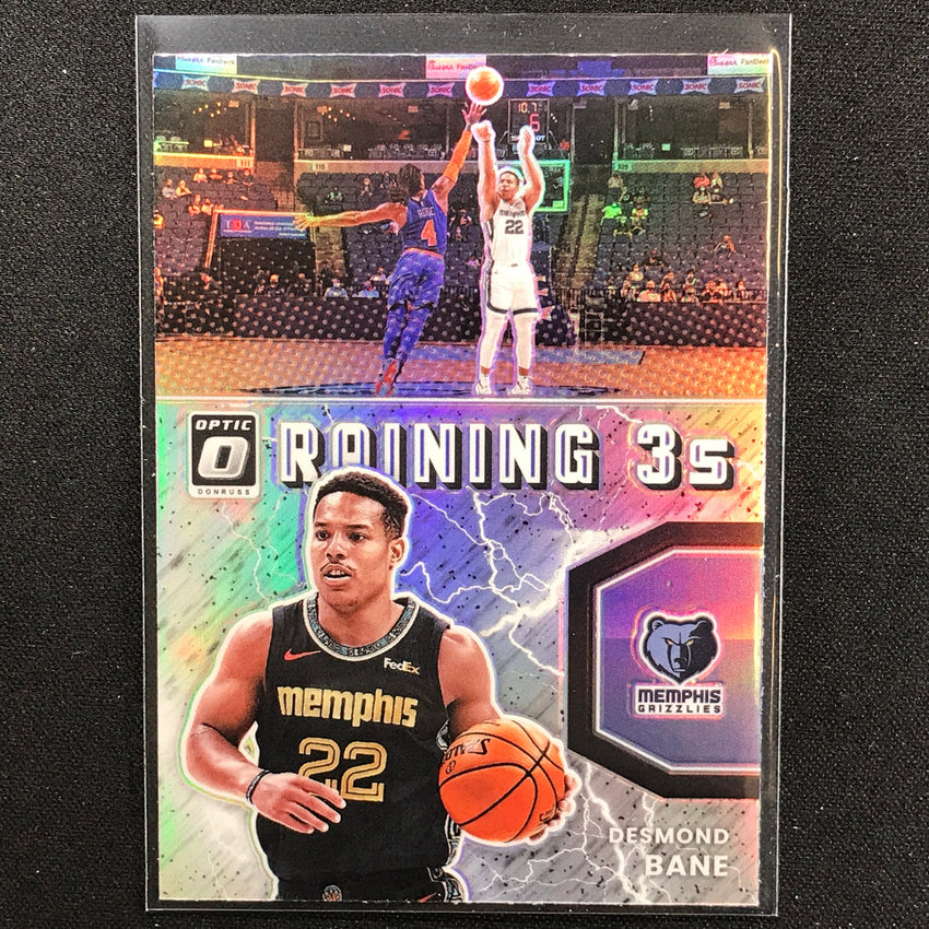 2021-22 Donruss Optic DESMOND BANE Raining 3s Holo Silver #6