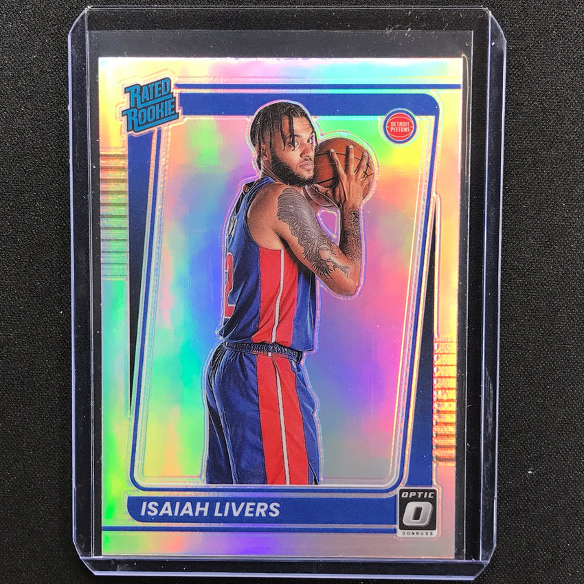 2021-22 Donruss Optic ISAIAH LIVERS Rated Rookie Holo Silver #177