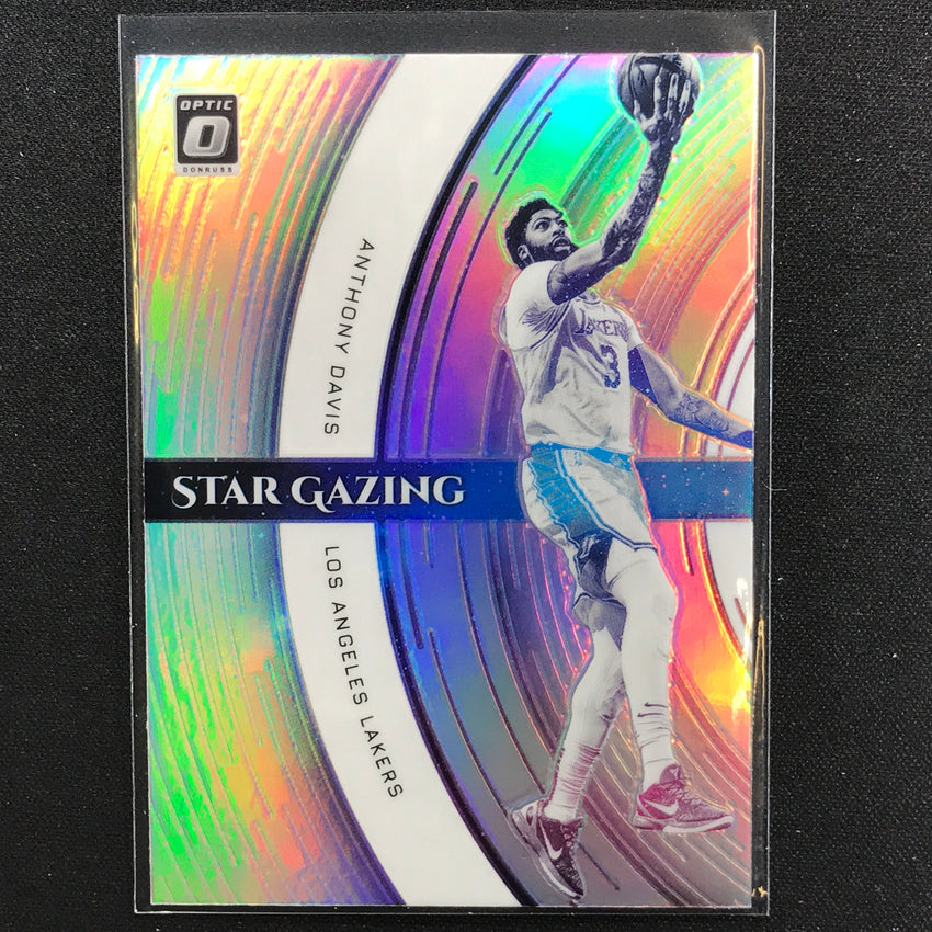 2021-22 Donruss Optic ANTHONY DAVIS Star Gazing Holo Silver #8