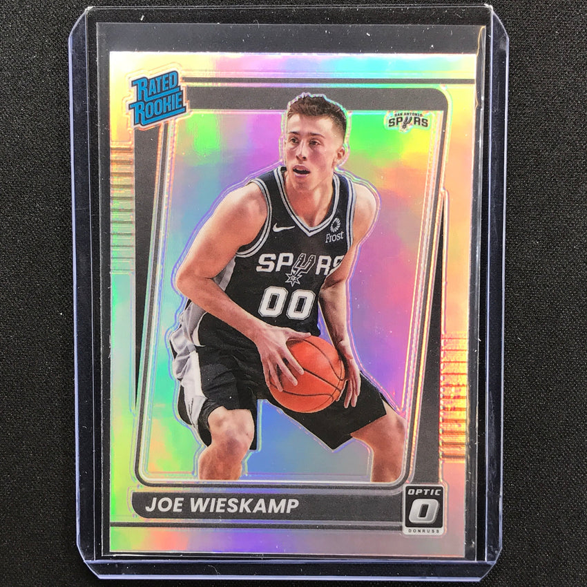 2021-22 Donruss Optic JOE WIESKAMP Rated Rookie Holo Silver #180