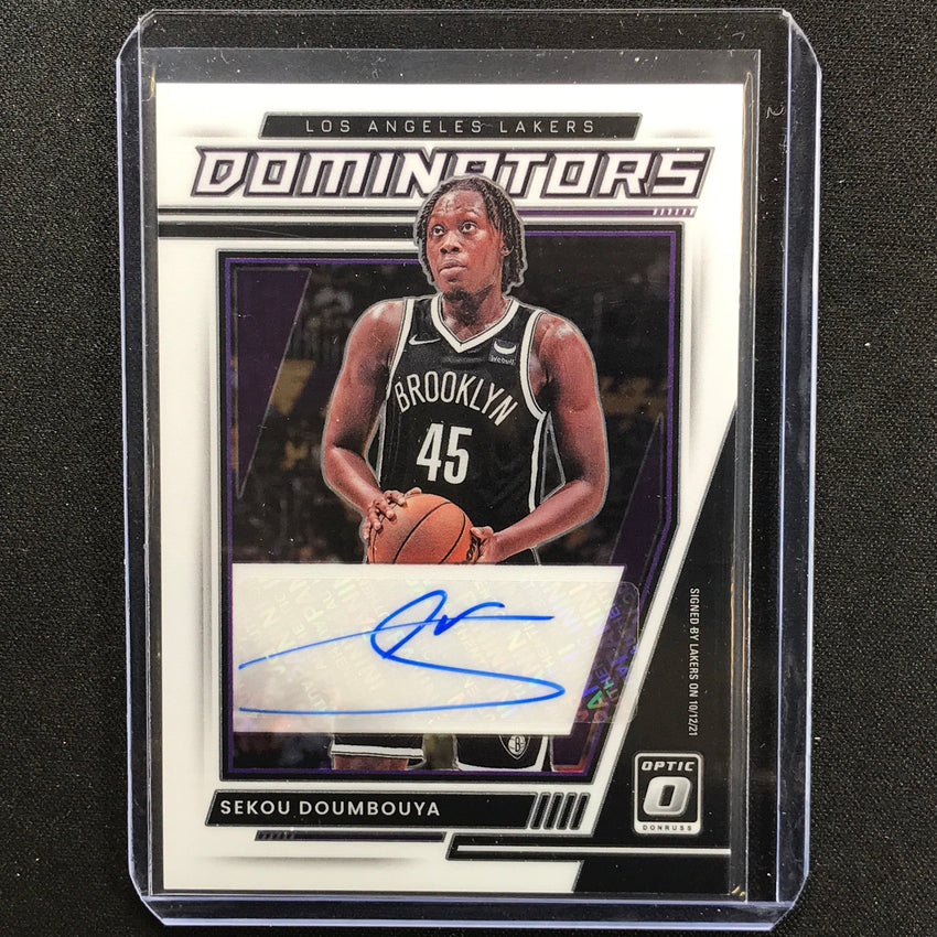 2021-22 Donruss Optic Sekou Doumbouya Dominators Signatures Auto 91/99