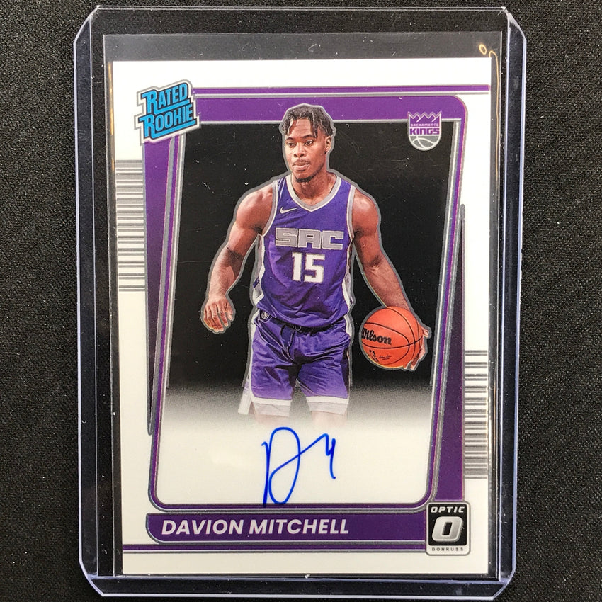 2021-22 Donruss Optic DAVION MITCHELL Rated Rookie Signatures Auto #155