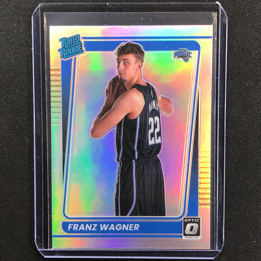 2021-22 Donruss Optic Franz Wagner Rated Rookie Holo Silver No 185
