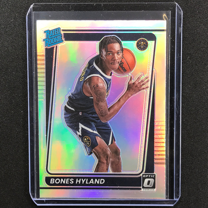 2021-22 Donruss Optic BONES HYLAND Rated Rookie Holo Silver #194