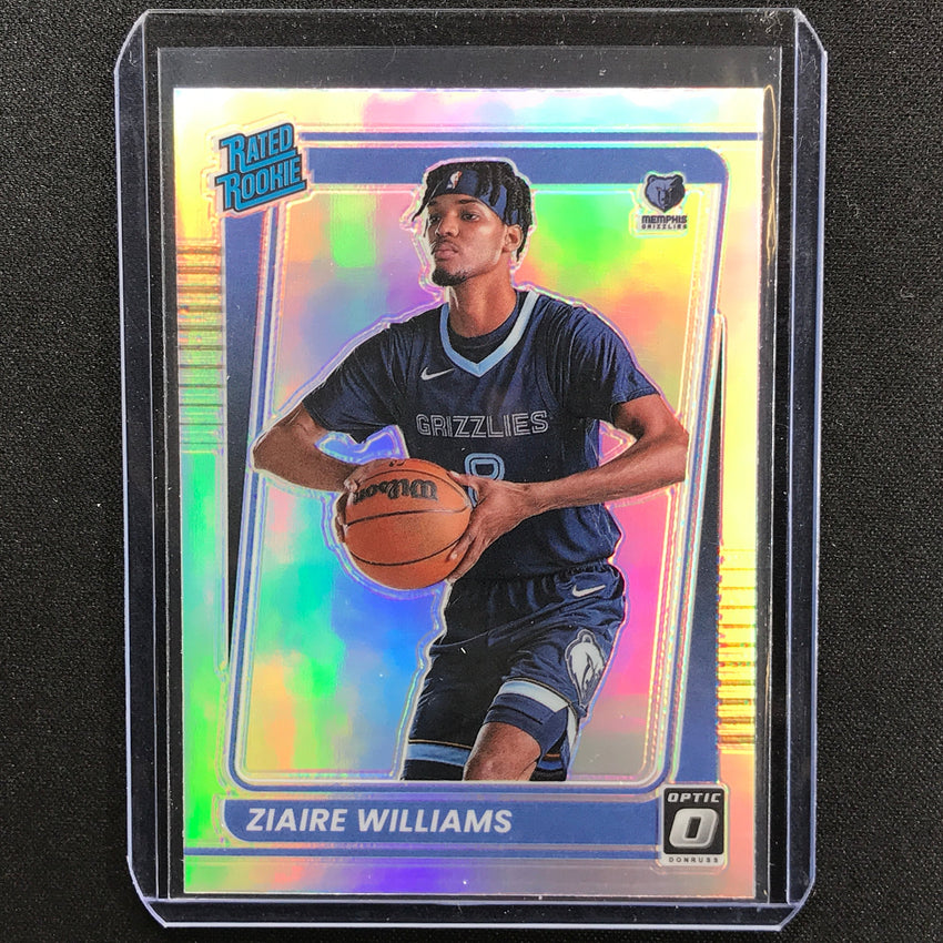2021-22 Donruss Optic ZIAIRE WILLIAMS Rated Rookie Holo Silver #198