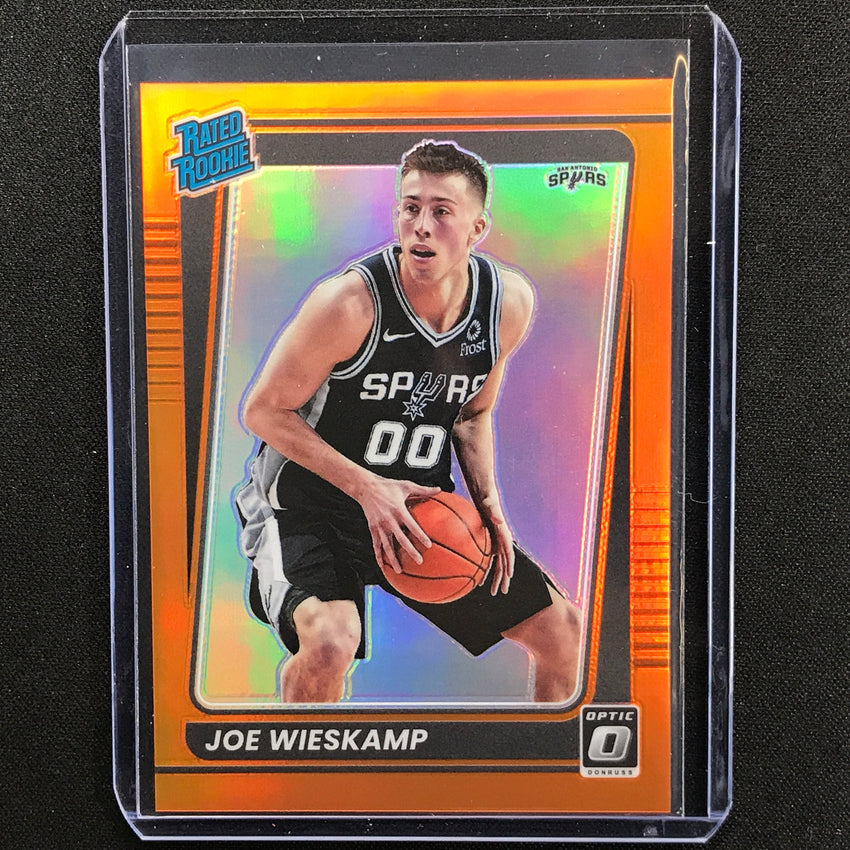 2021-22 Donruss Optic Joe Wieskamp Rated Rookie Orange 33/199
