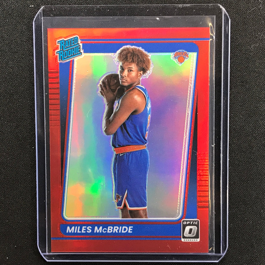 2021-22 Donruss Optic Miles Mcbride Rated Rookie Red 65/99