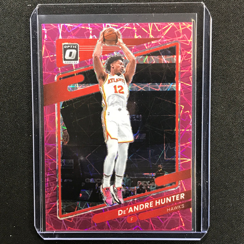 2021-22 Donruss Optic Deandre Hunter Pink Velocity 70/79