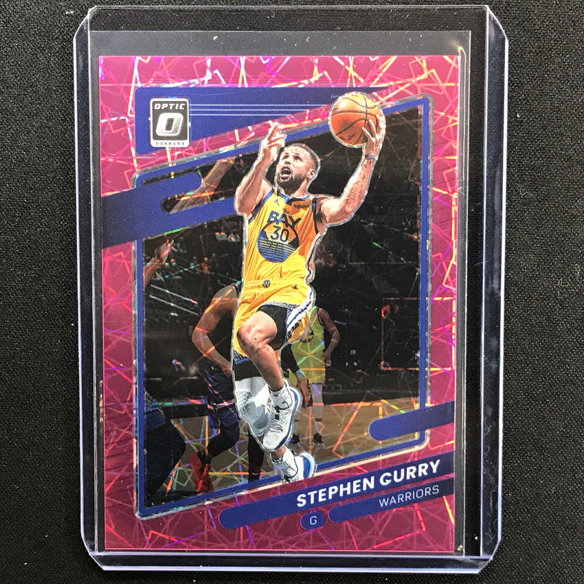2021-22 Donruss Optic Stephen Curry Pink Velocity 62/79