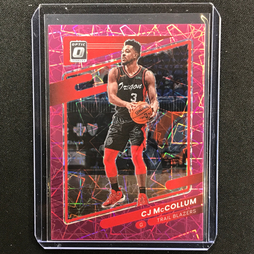 2021-22 Donruss Optic Cj Mccollum Pink Velocity 53/79