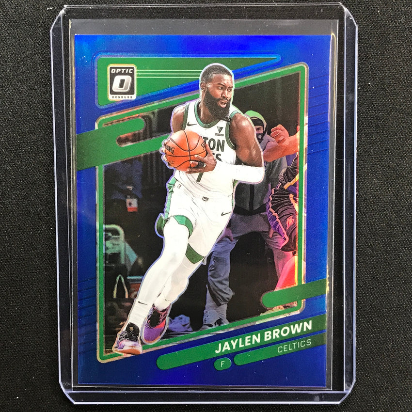 2021-22 Donruss Optic Jaylen Brown Blue 44/59