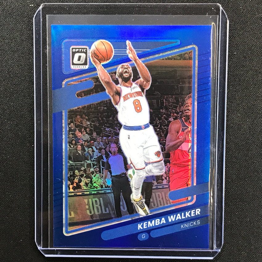 2021-22 Donruss Optic Kemba Walker Blue 27/59