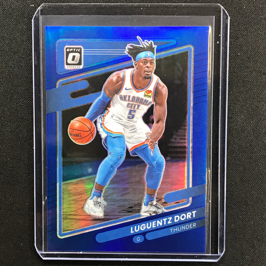 2021-22 Donruss Optic Luguentz Dort Blue 58/59