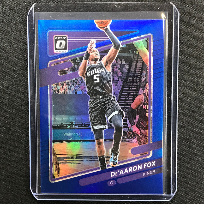 2021-22 Donruss Optic Deaaron Fox Blue 15/59