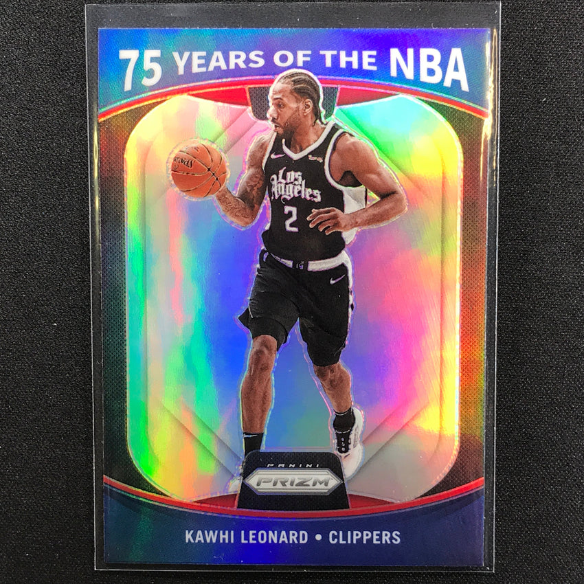 2021-22 Donruss Optic KAWHI LEONARD 75 Years of the NBA Prizm #2
