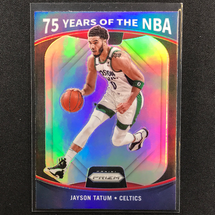2021-22 Donruss Optic JAYSON TATUM 75 Years of the NBA Prizm #4