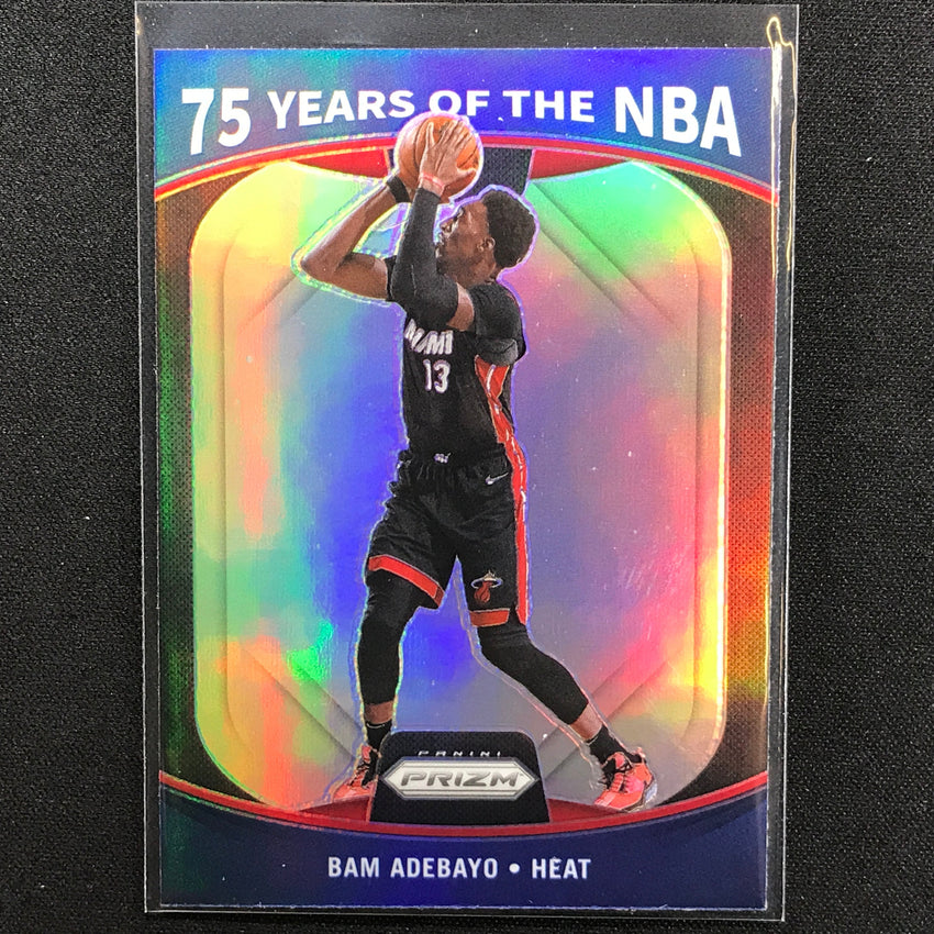 2021-22 Donruss Optic BAM ADEBAYO 75 Years of the NBA Prizm #10