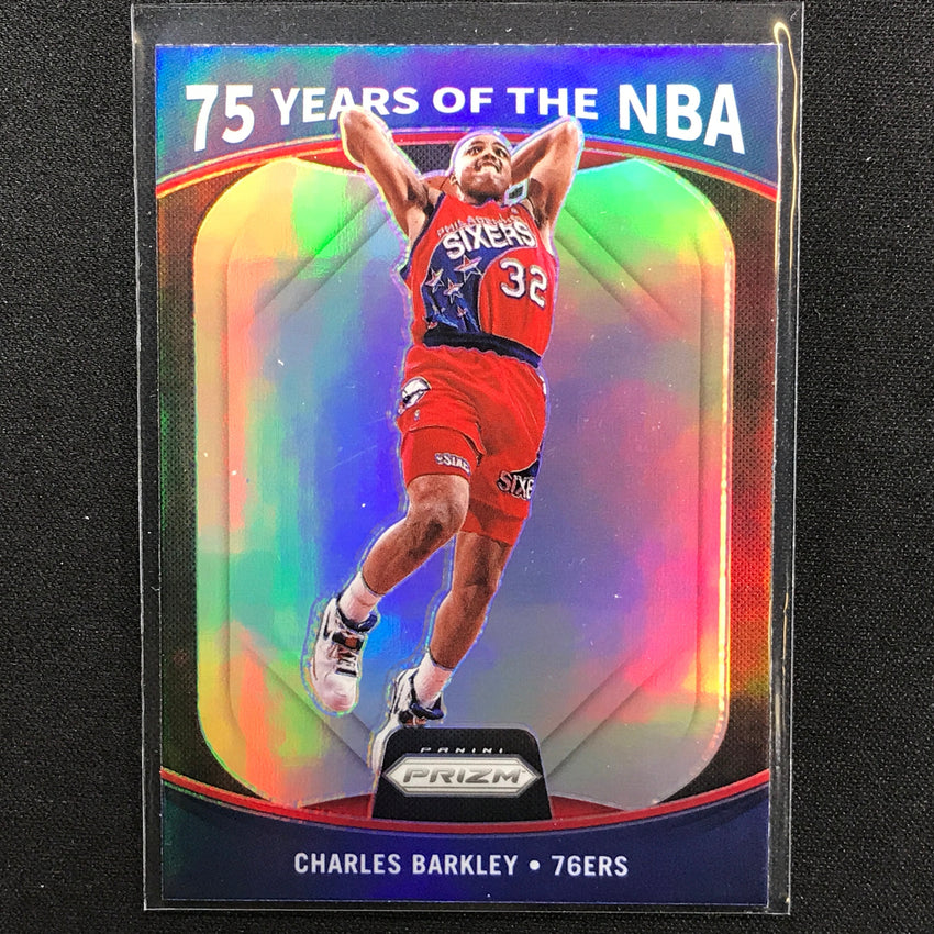 2021-22 Donruss Optic CHARLES BARKLEY 75 Years of the NBA Prizm #11