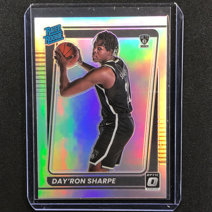 2021-22 Donruss Optic Dayron Sharpe Rated Rookie Holo Silver No 165