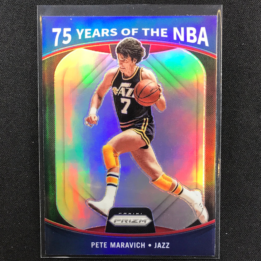 2021-22 Donruss Optic PETE MARAVICH 75 Years of the NBA Prizm #15
