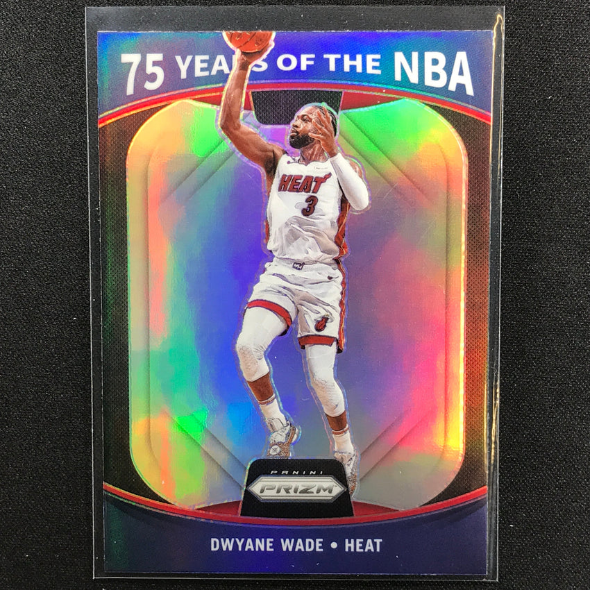 2021-22 Donruss Optic DWYANE WADE 75 Years of the NBA Prizm #16