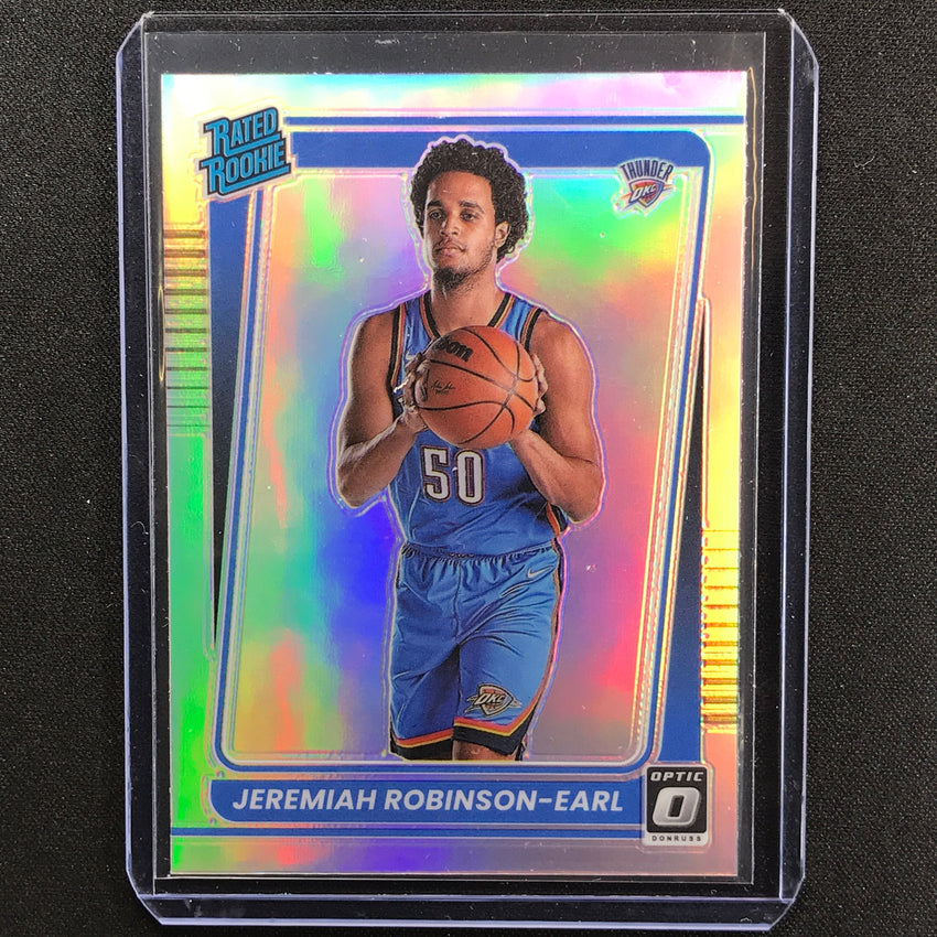 2021-22 Donruss Optic JEREMIAH ROBINSON-EARL Rated Rookie Holo Silver #170