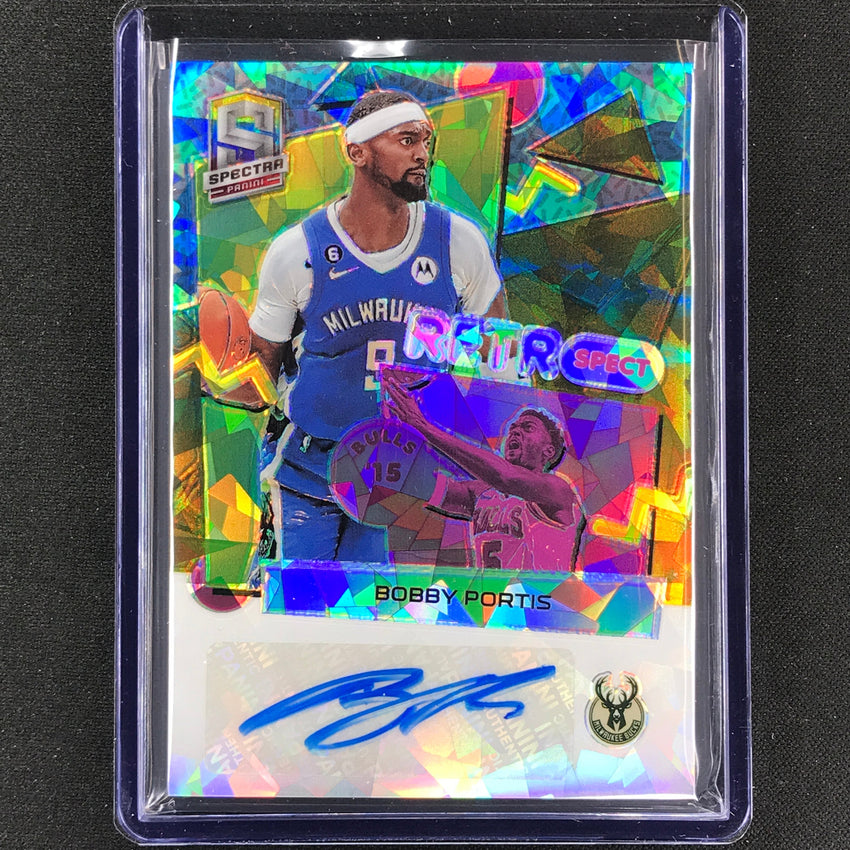 2022-23 Spectra Bobby Portis Retrospect Auto Astral 17/49