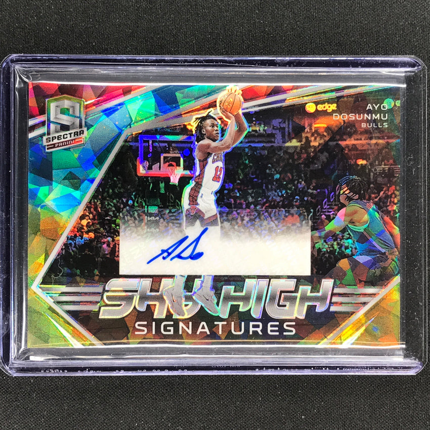 2022-23 Spectra Ayo Dosunmu Sky High Signatures Auto Astral 26/49