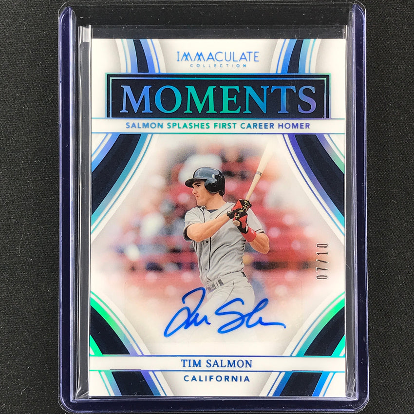 2023 Immaculate Mlb Tim Salmon Immaculate Moments Auto 7/10