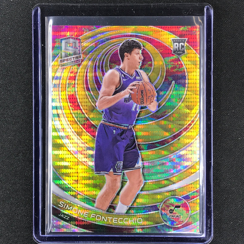 2022-23 Spectra Simone Fontecchio Rookie Celestial 24/149