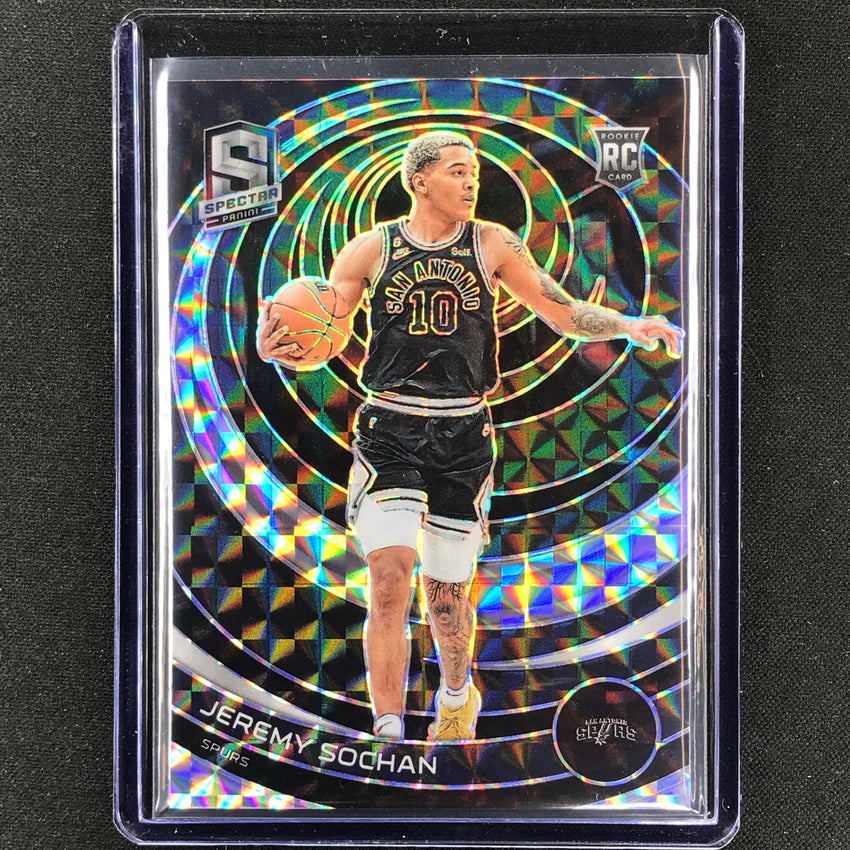 2022-23 Spectra Jeremy Sochan Rookie Interstellar 92/99