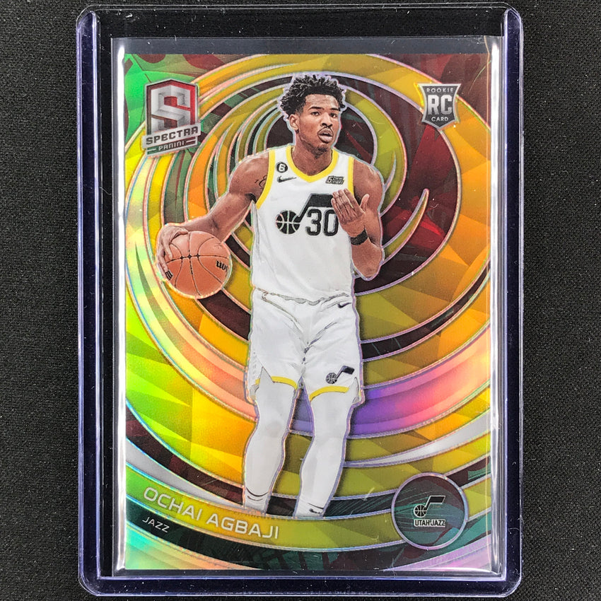 2022-23 Spectra OCHAI AGBAJI Rookie Menagerie SP #164
