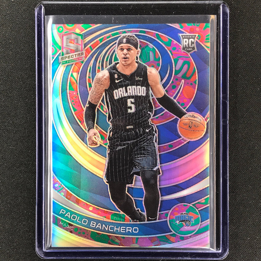 2022-23 Spectra Paolo Banchero Rookie Psychadelic Ssp No 151