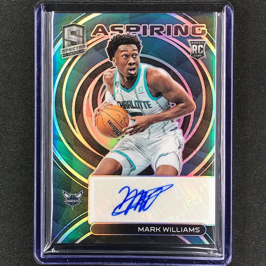 2022-23 Spectra Mark Williams Aspiring Rookie Auto Base 27/99