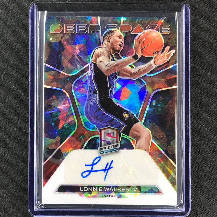 2022-23 Spectra Lonnie Walker Iv Deep Space Signatures Auto Astral 18/49